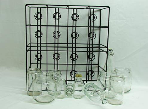 Rack for bottle for different bottle for the food industries