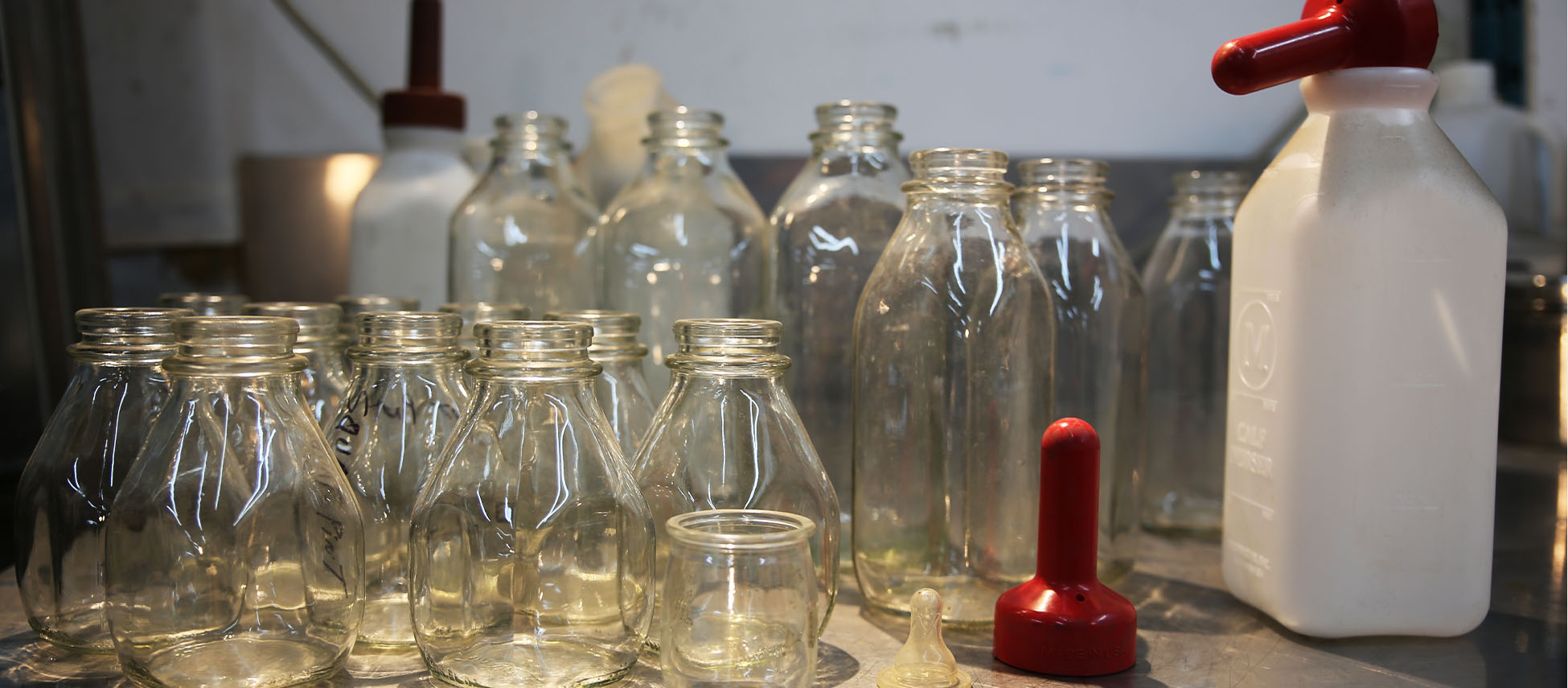 Glass Dairy Bottle Washing Aquatech BM bottle Washer and Cleaner