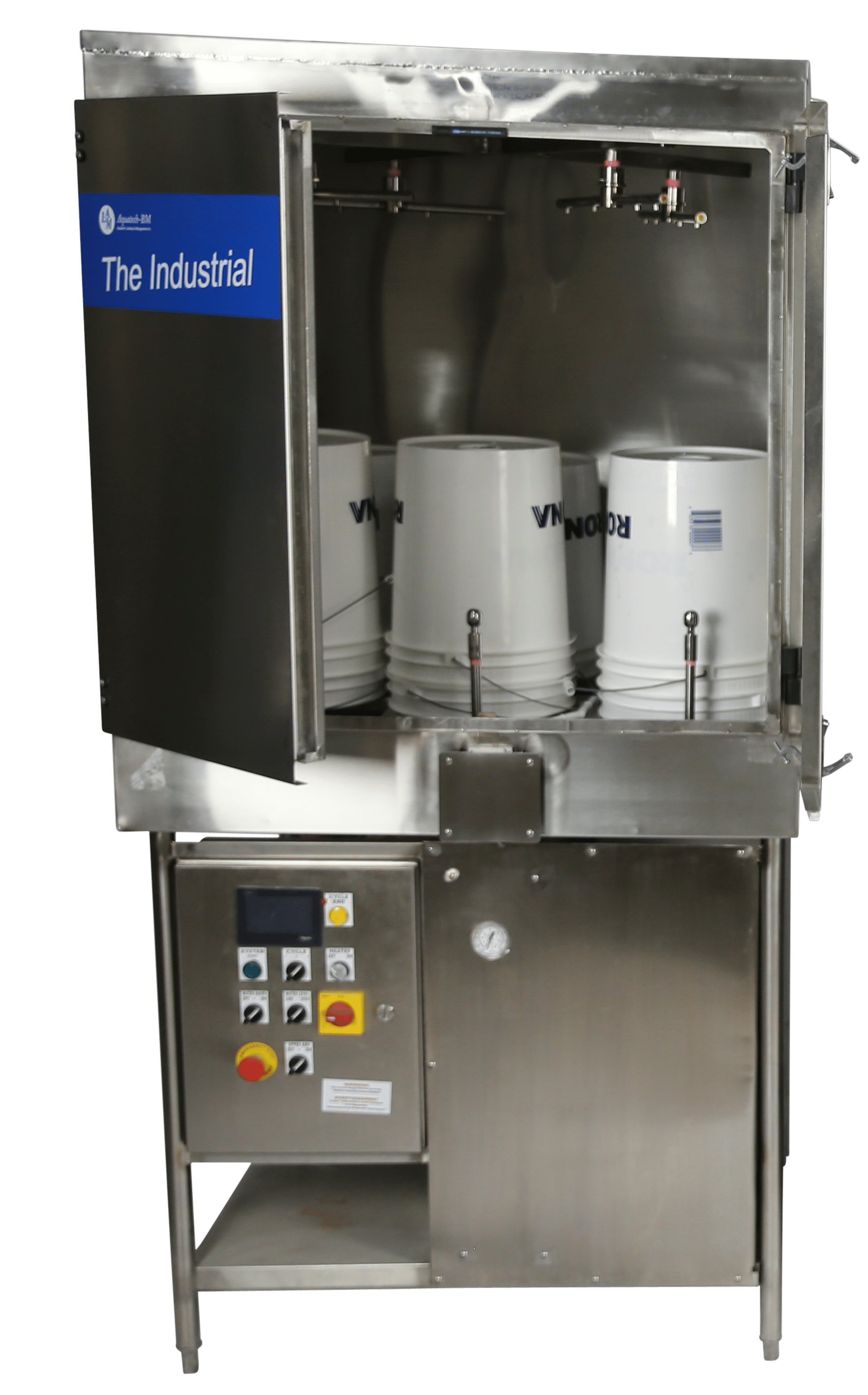 industrial device in stainless made to cleanPlastic Pail 5 Gallon White