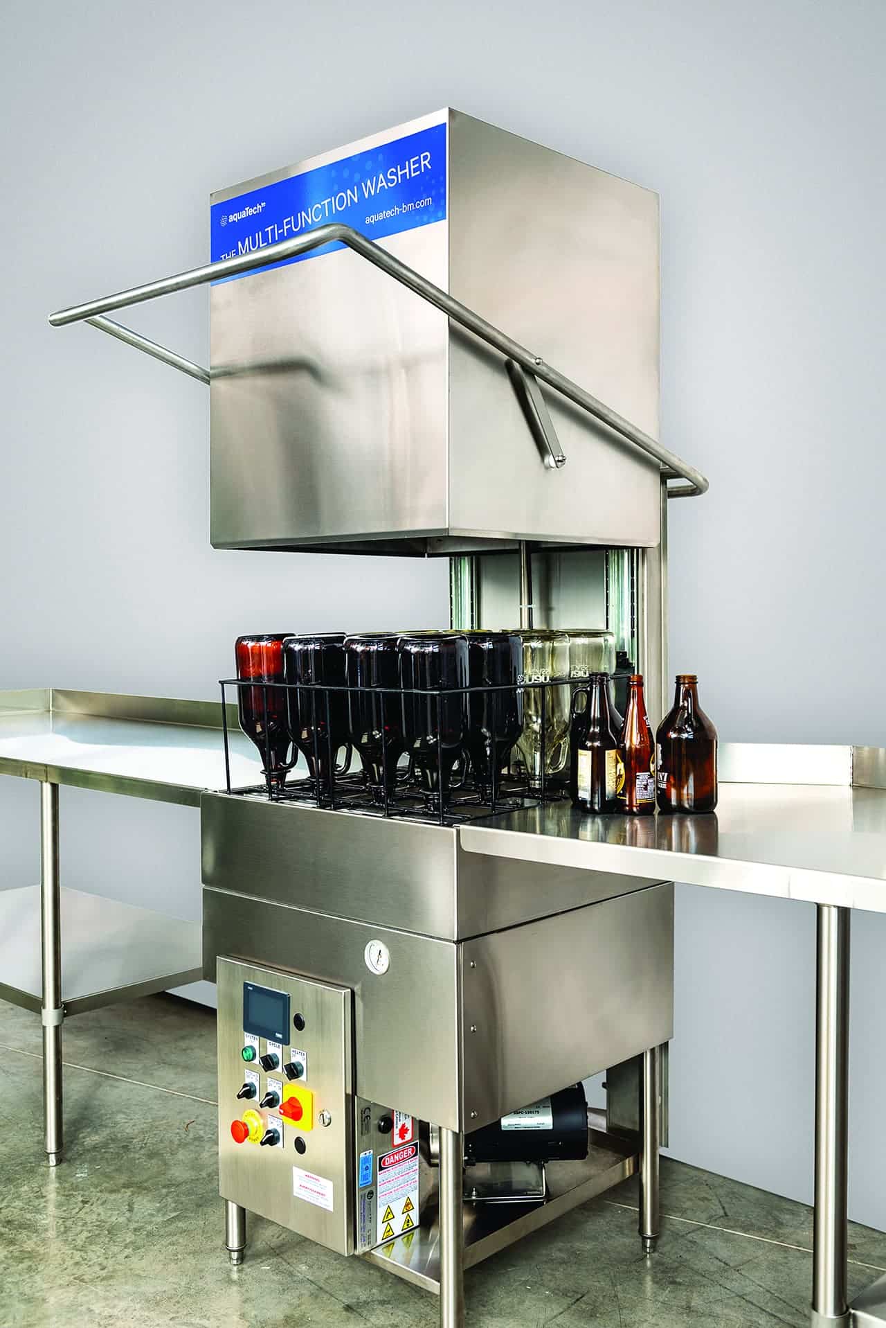 glass bottle washer and cleaner