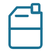 Plastic jerrycan icon