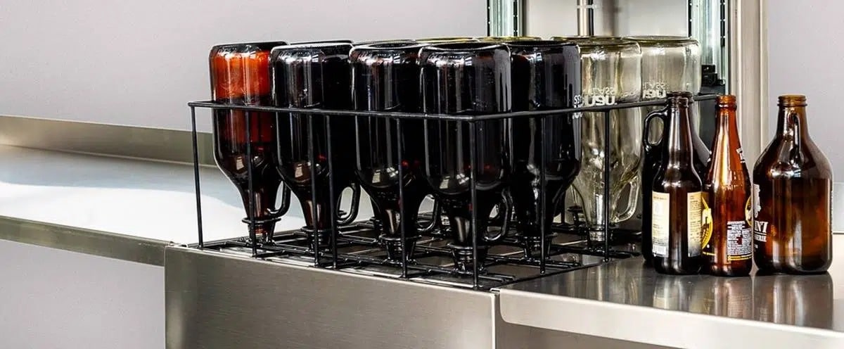 laveuse et rinceuse à bouteille de bière