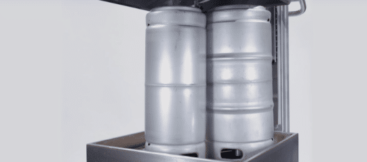 Plastic bottle inside of the multi function waser