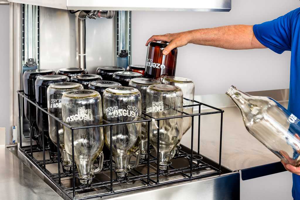 beer bottle sterilizer washer and sanitizing machine